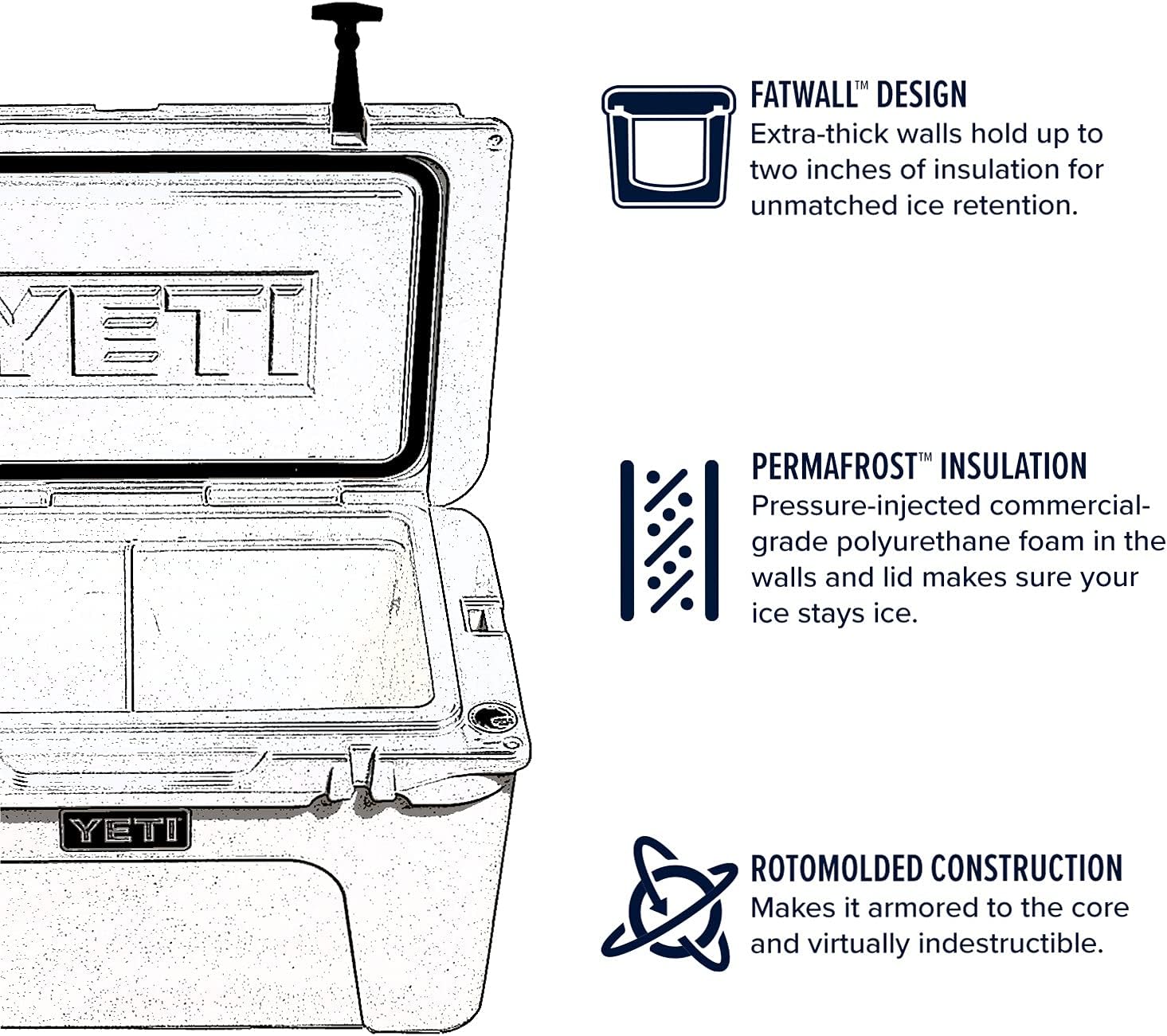 YT Tundra Haul Portable Wheeled 65 Cooler