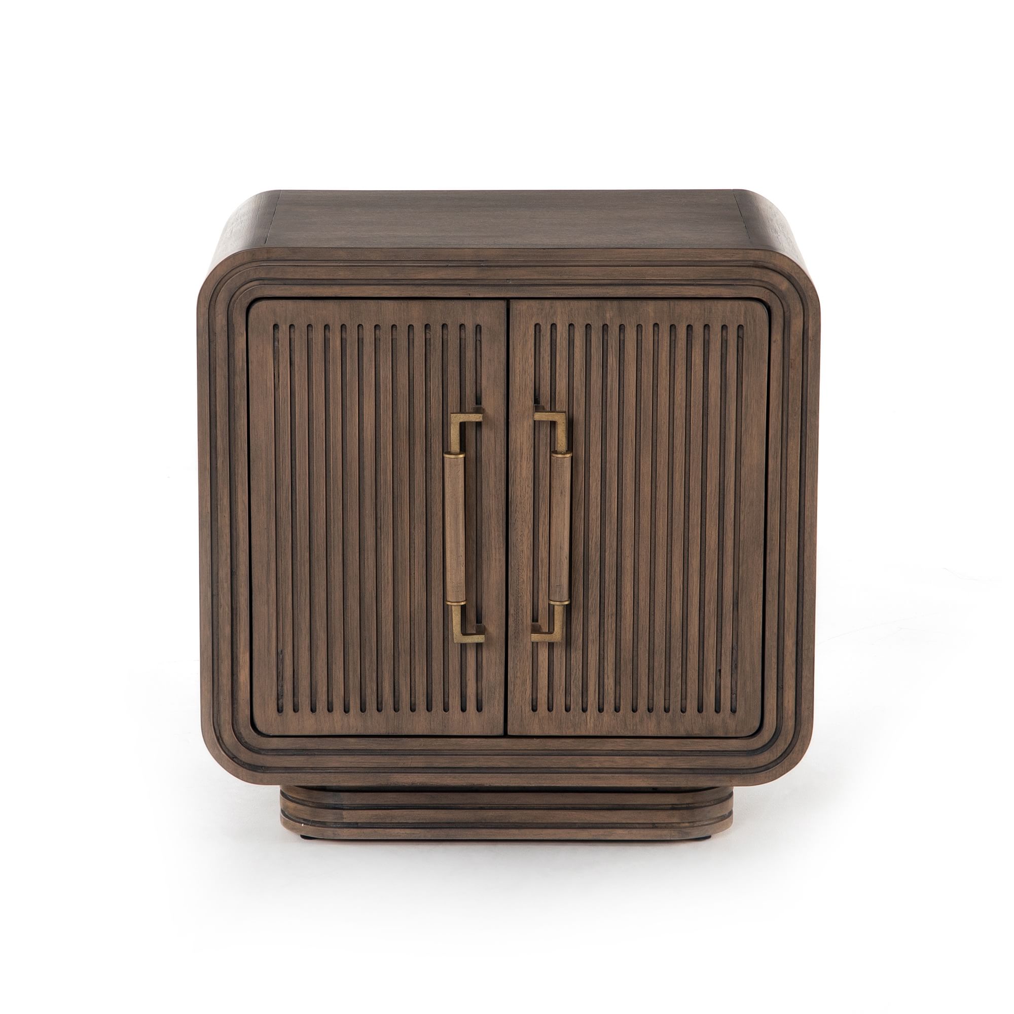 【Furniture】Grooved Base Nightstand (25