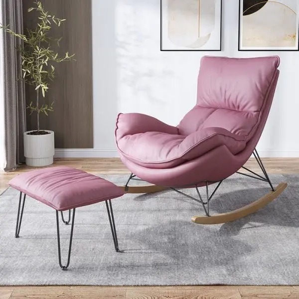 【Furniture】Rocking chair recliner sofa