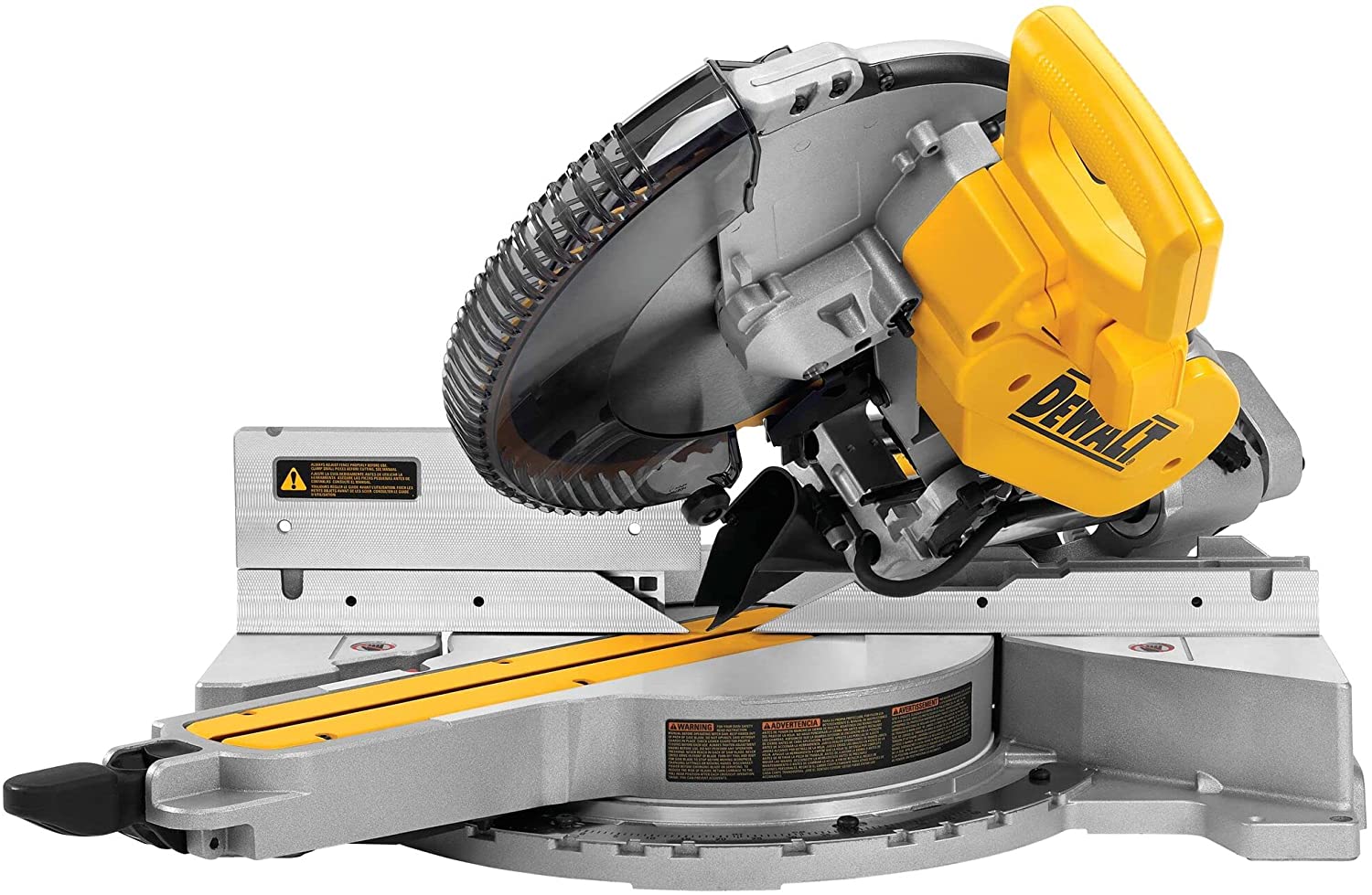 DEWALT 12-Inch Sliding Compound Miter Saw, Double Bevel (DWS780) , Black