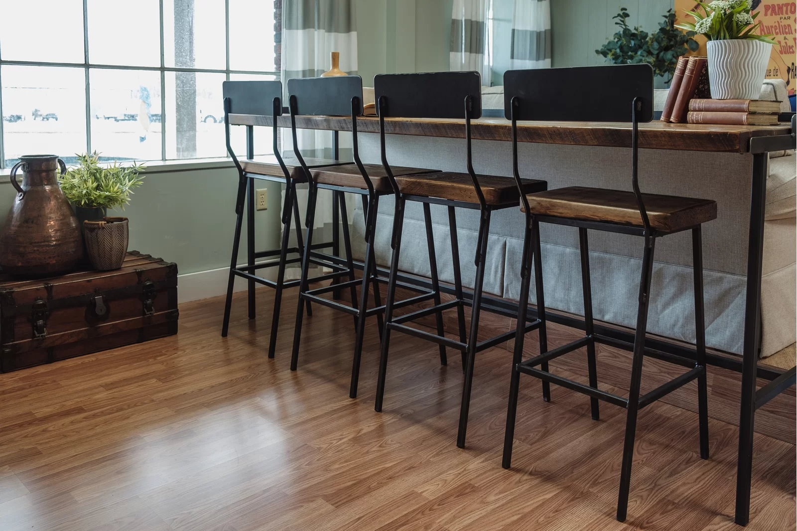 【Furniture】4 - Person Counter Height Dining Set