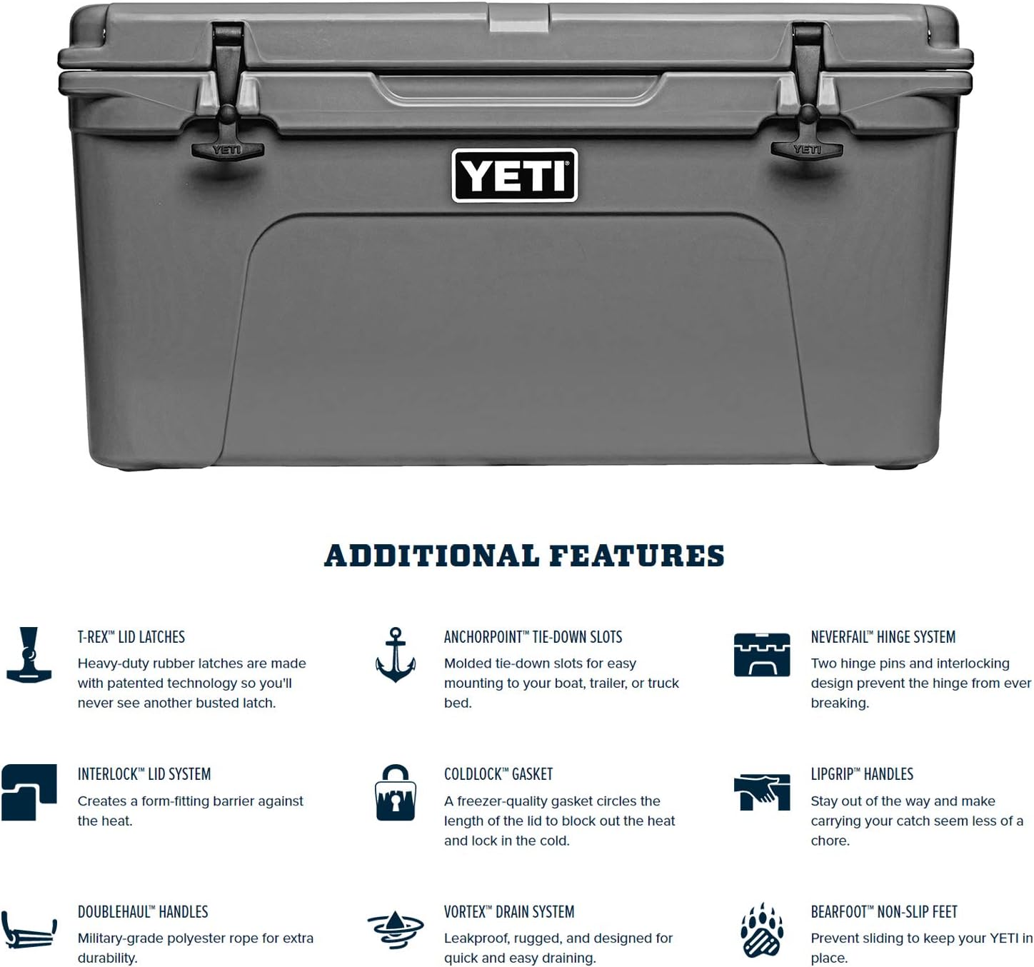 YT Tundra Haul Portable Wheeled 65 Cooler