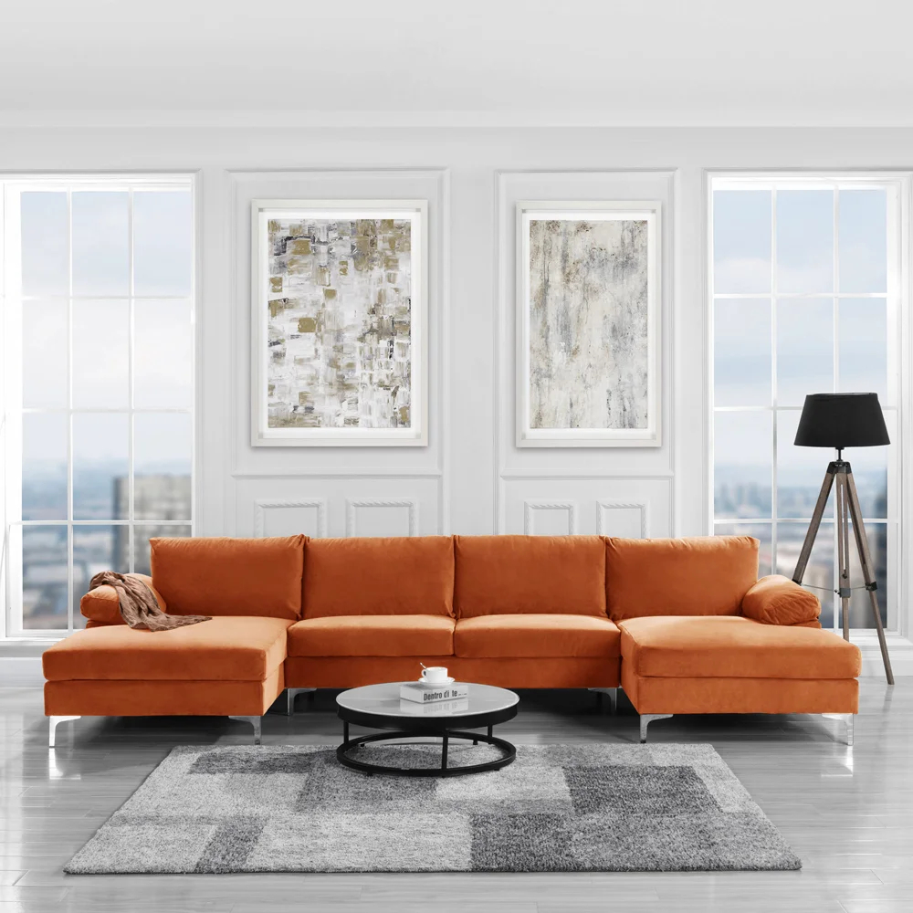 【Furniture】Makai 3 - Piece Upholstered Chaise Sectional