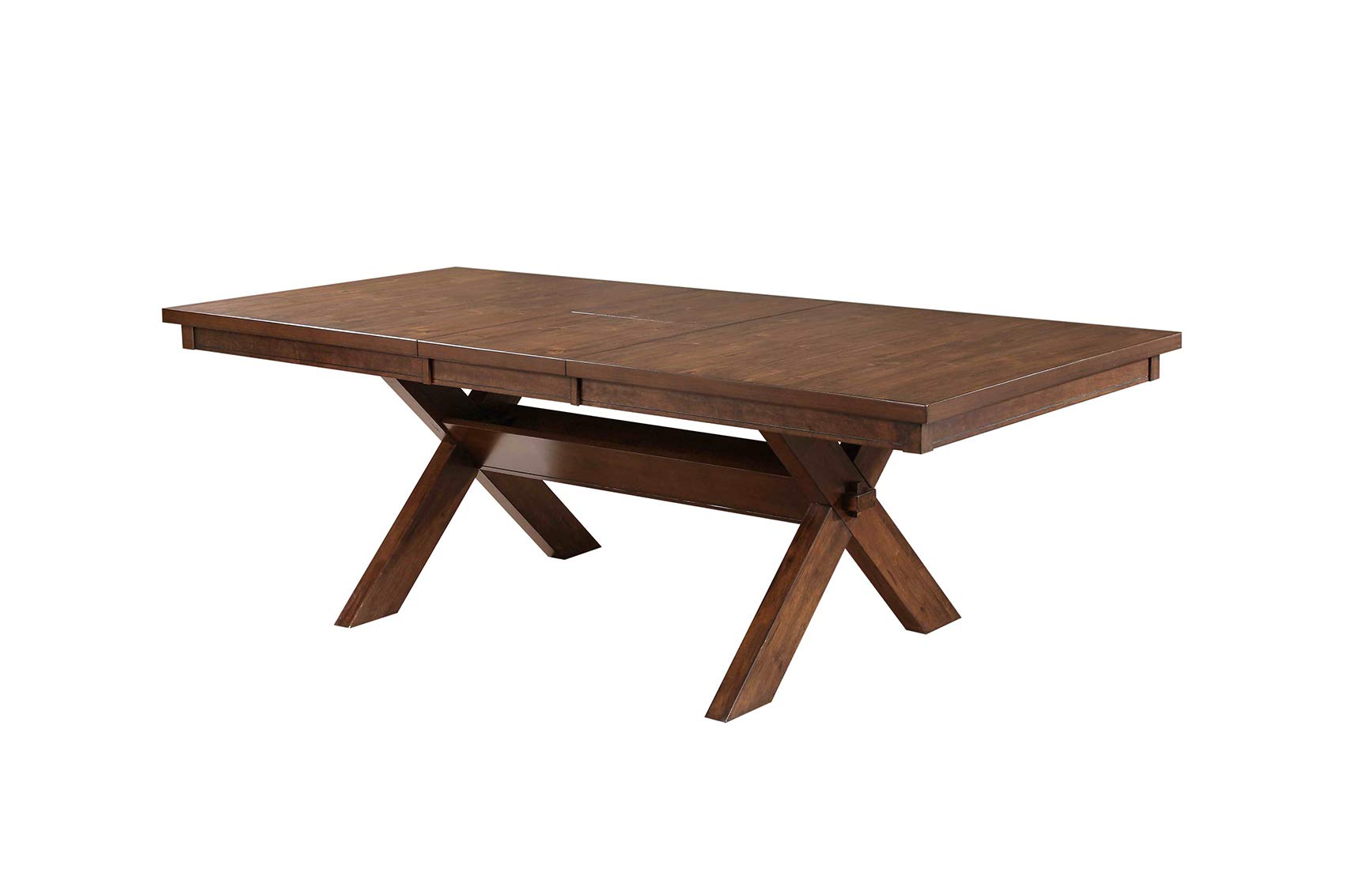 【Furniture】9-Piece Solid Wood Dining Set with Table & 8 Chairs