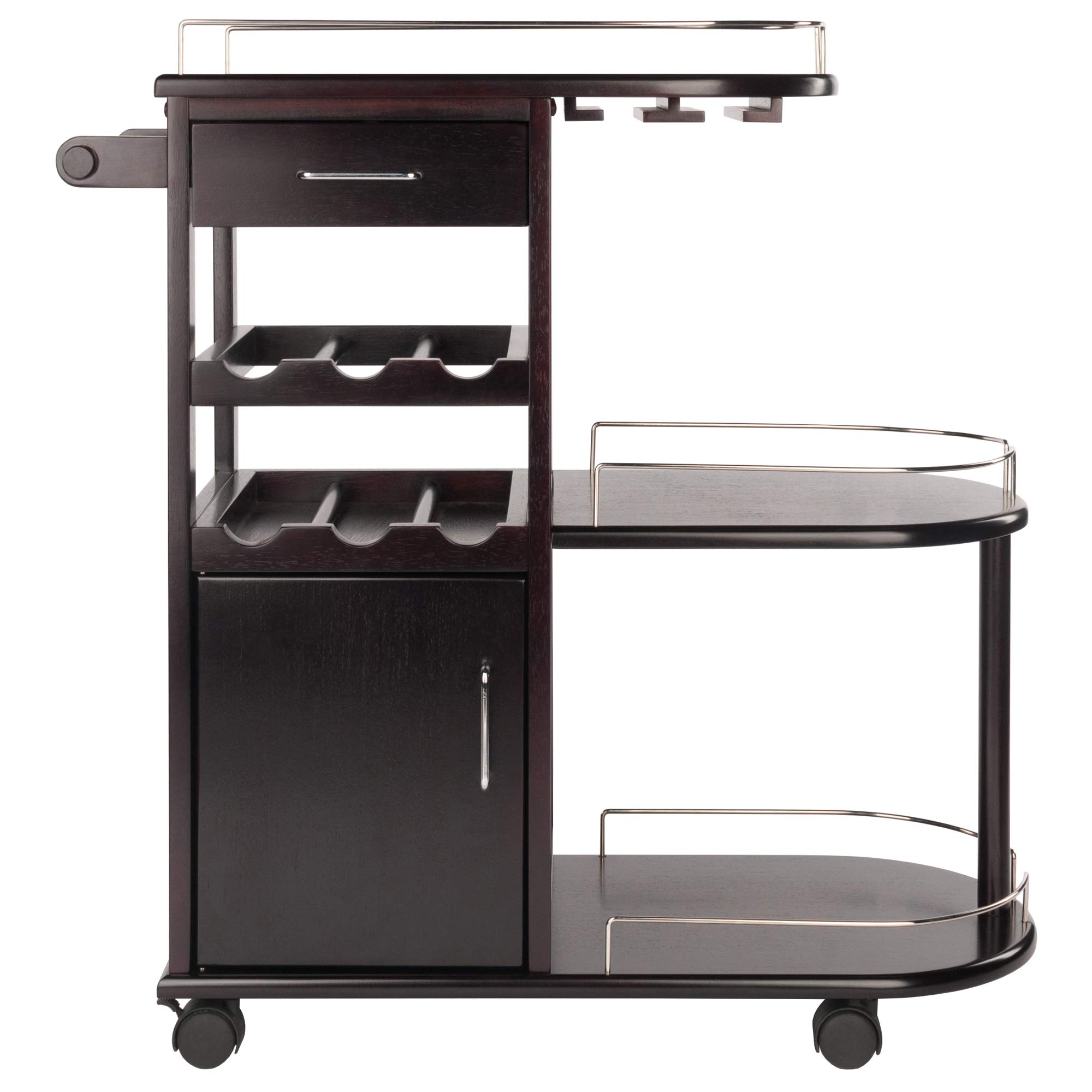 【Furniture】Winsome Trading, Inc. Jimmy Cart, Espreso