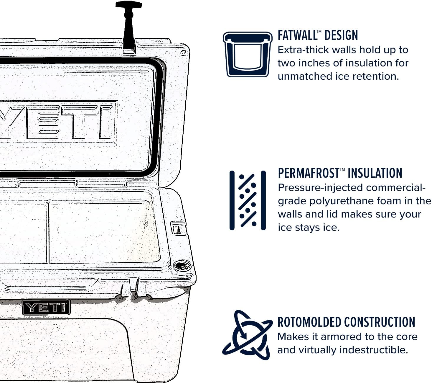 YT Tundra Haul Portable Wheeled 65 Cooler