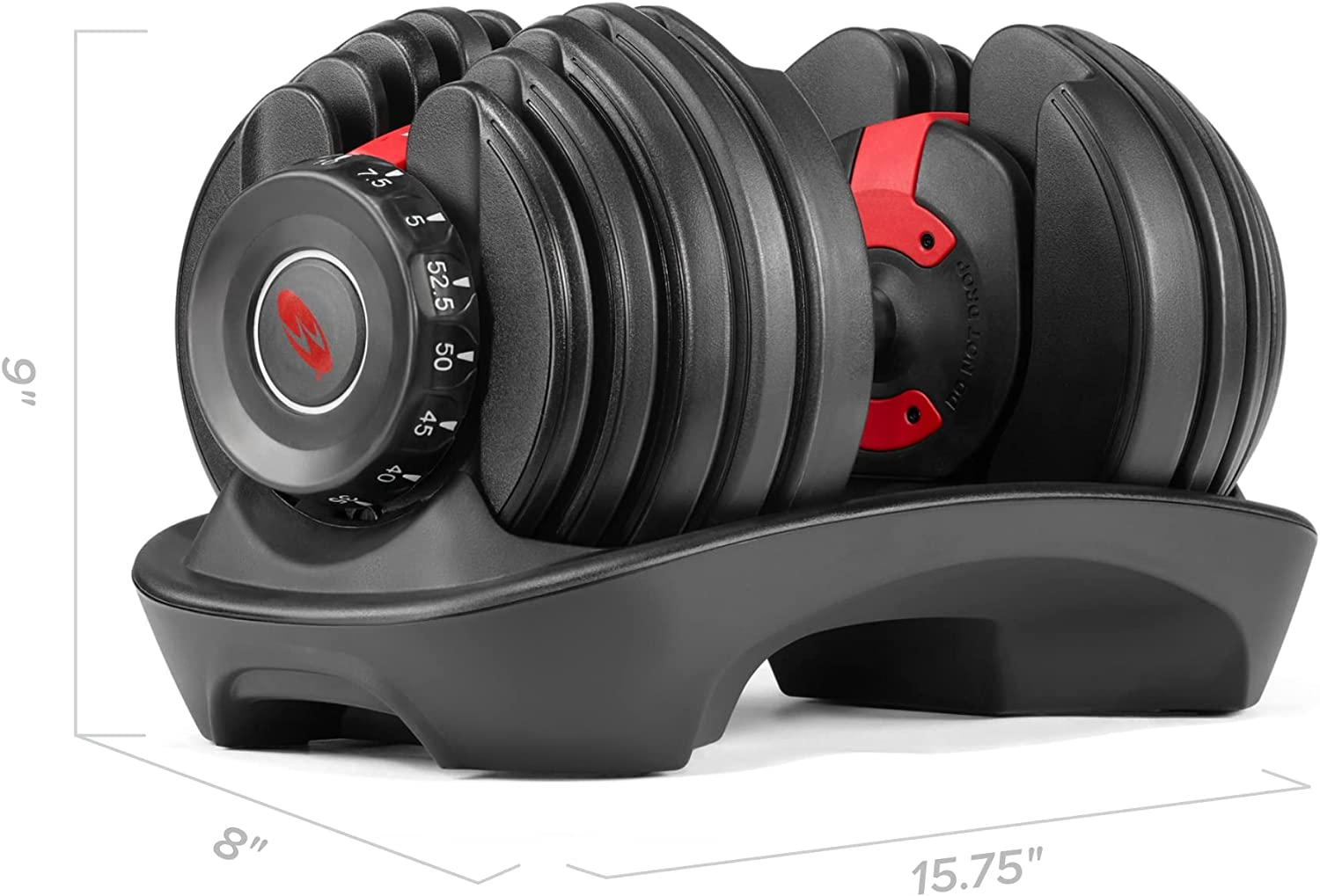 Bowflex SelectTech 552 Adjustable Dumbbells (Pair) and Stand Bundle