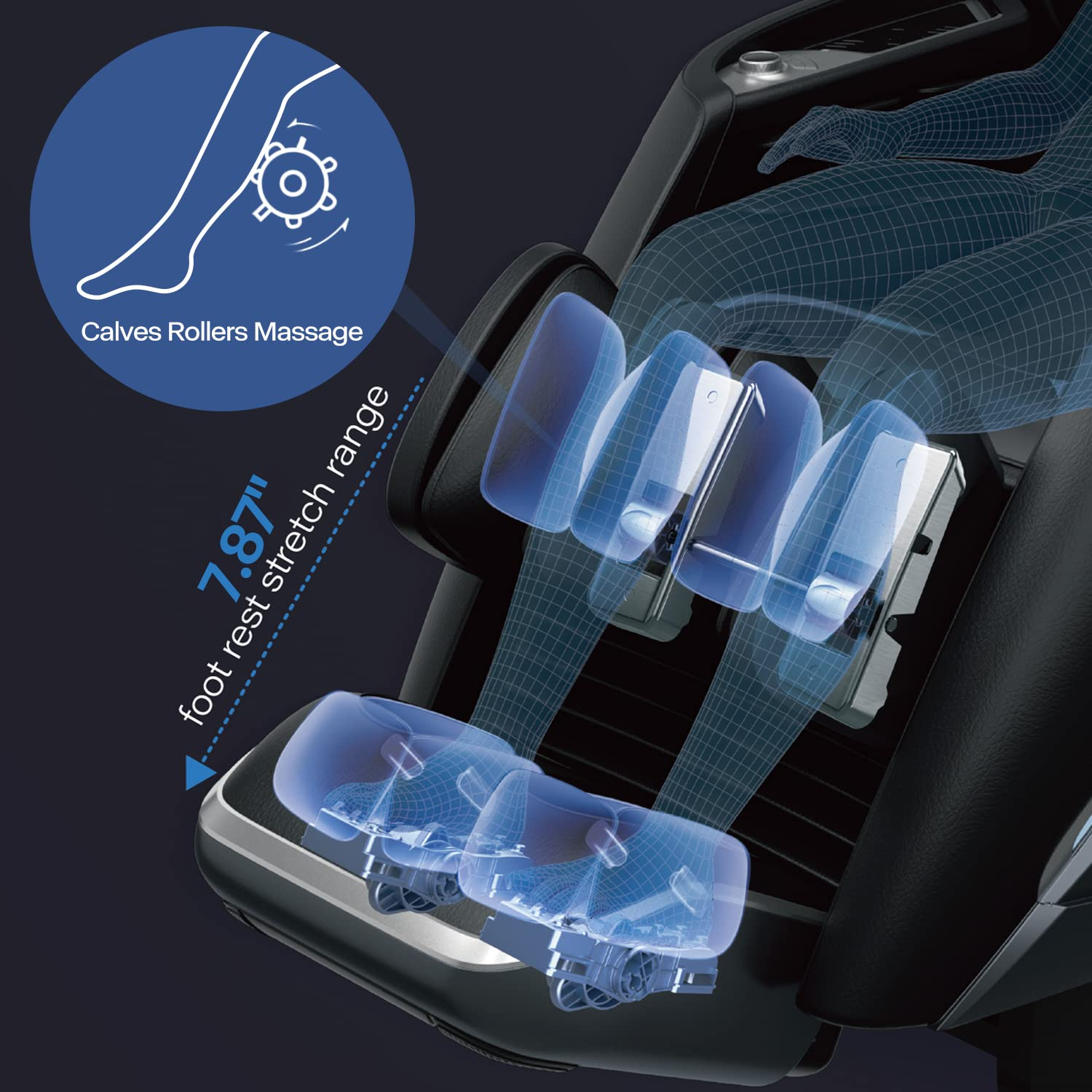 【Furniture】iRest 2023 4D Massage Chair Recliner, Zero Gravity Shiatsu Massager with AI Voice Control
