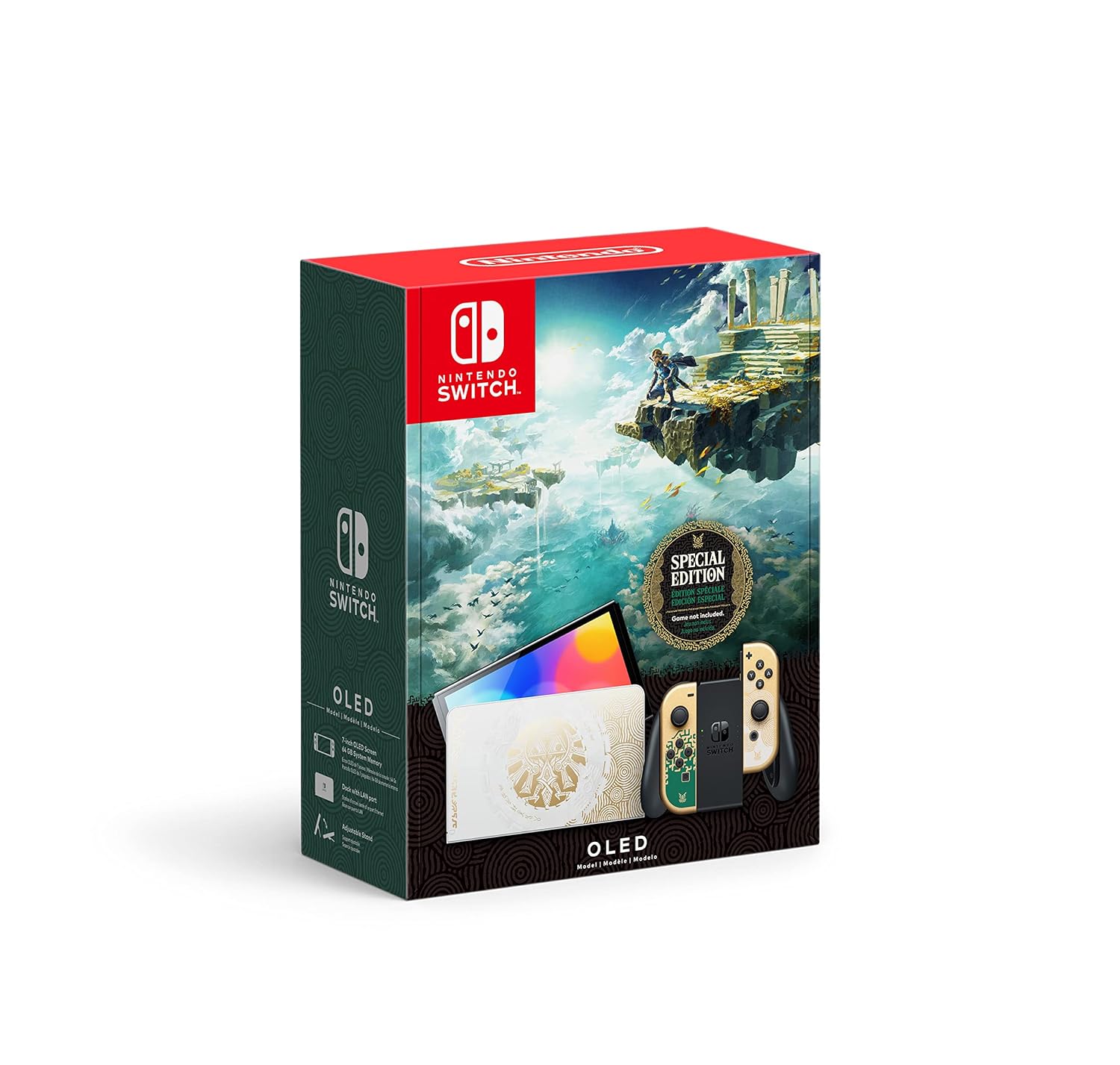 Nintendo Switch – OLED Model w/ White Joy-Con