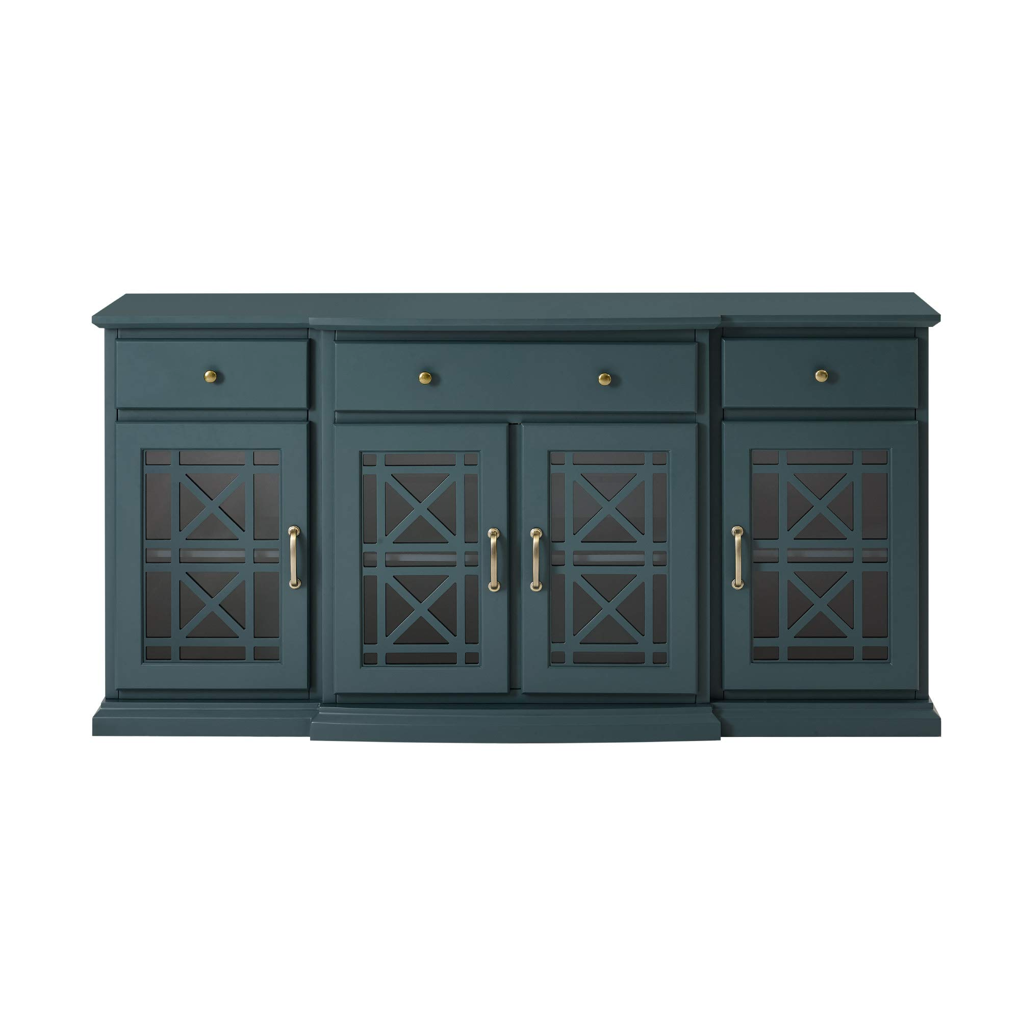 【Furniture】Modern Wood Glass Door Buffet Sideboard Living Room - Dining Room Console