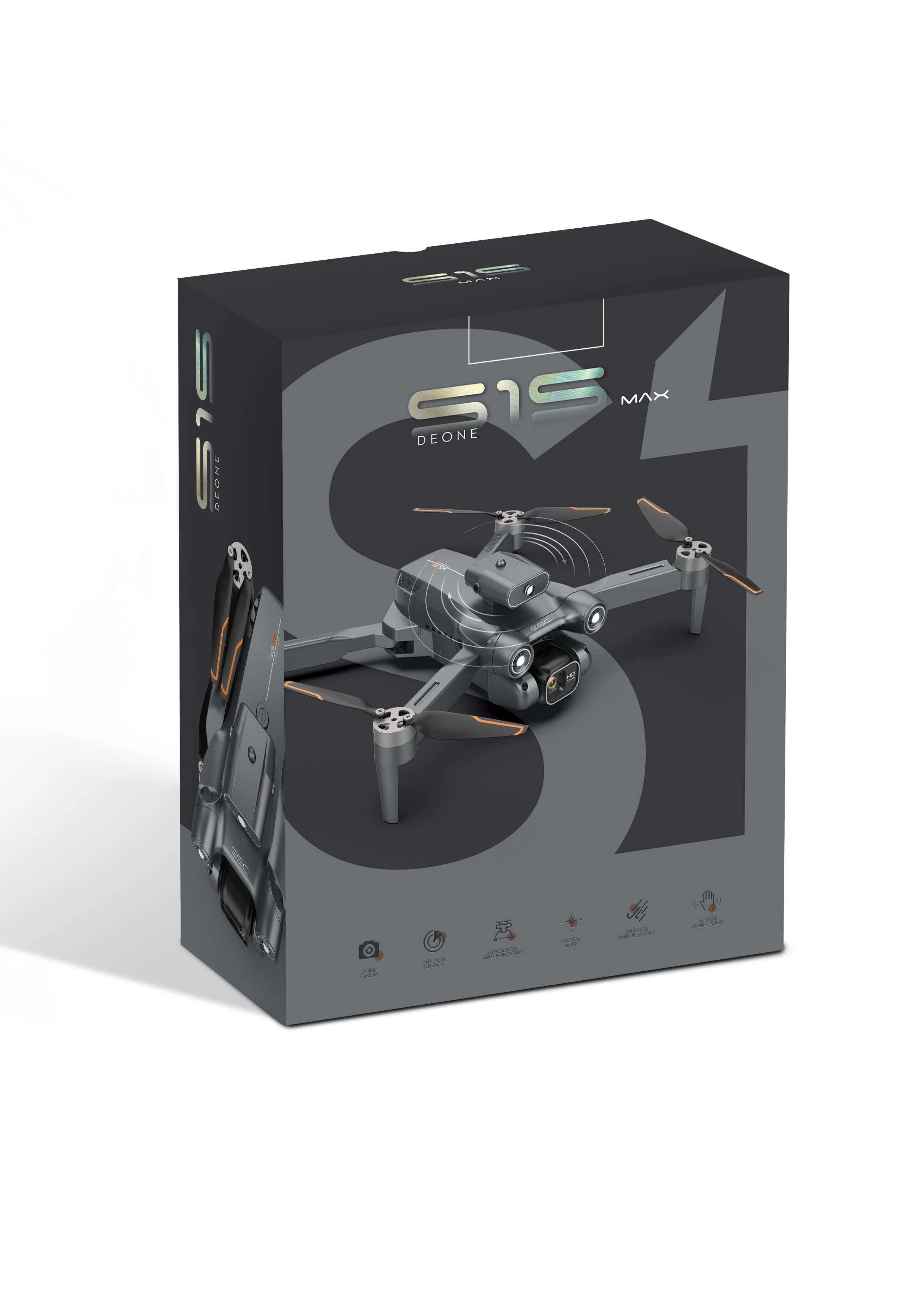 2023 LSRC S1S Mini Drone 4K HD Dual ESC Camera Optical Flow Positioning Obstacle Avoidance Folding Quadcopter Remote Control Dron S1S Drone