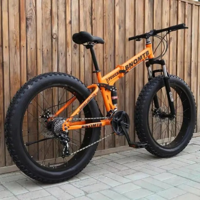 24 inch double disc brake shock absorption off-road mountain bike