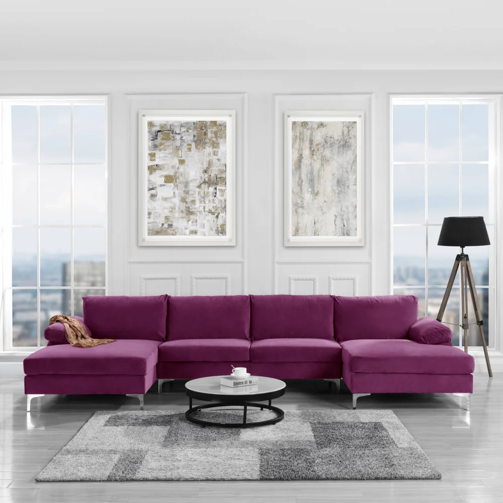 【Furniture】Makai 3 - Piece Upholstered Chaise Sectional