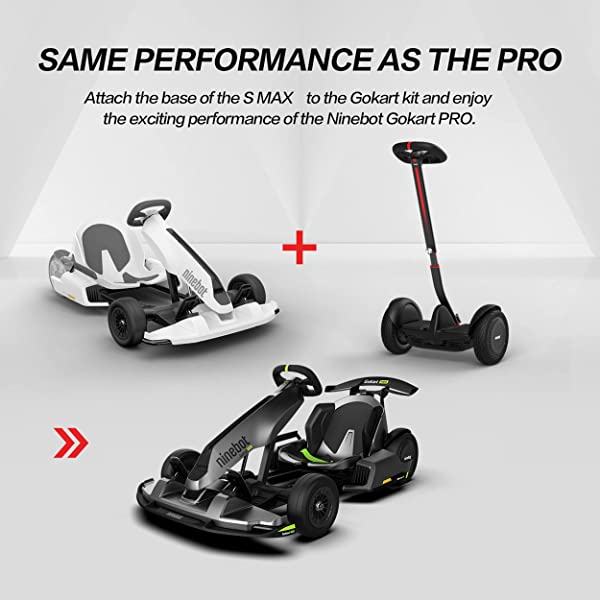 Segway Ninebot Electric GoKart Drift Kit, Outdoor Racer Pedal Car, Ride On Toys (Not Included Ninebot S)