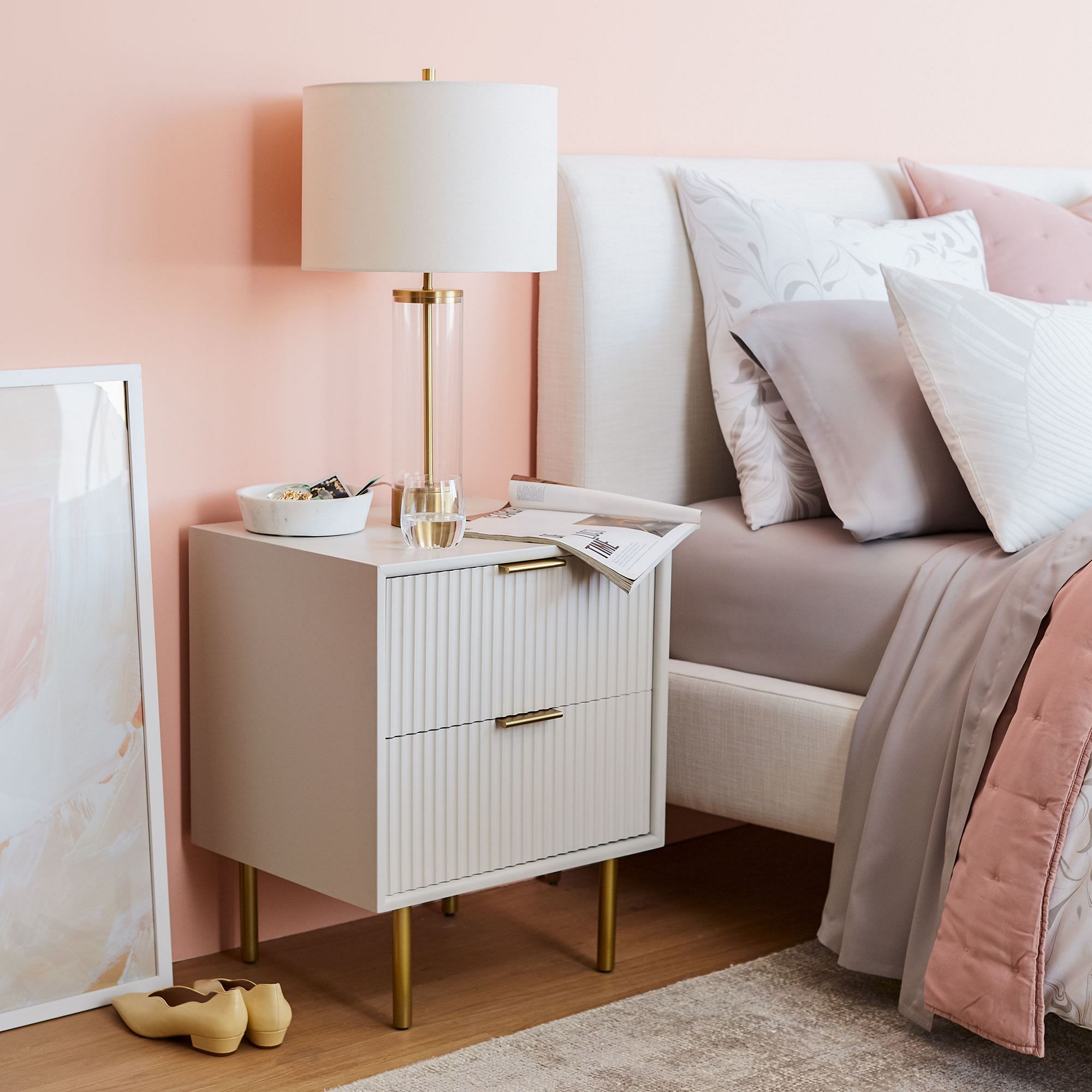 【Furniture】Quinn Closed 2-Drawer Nightstand (21